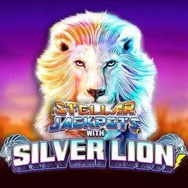 Stellar Jackpots with Silver Lion slot visual from Lightning Box Game available on sportingbet-gr.gr